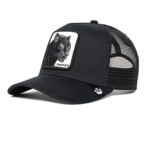 Goorin Bros The Panther Black A-Frame Adjustable Trucker Cap - One-Size