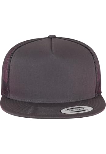 Flexfit Mütze Classic Trucker Gorro, Unisex Adulto, Charcoal, One Size