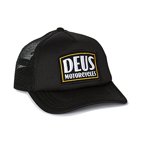 Deus Ex Machina Gorra con visera negra Crimson Trucker, Negro