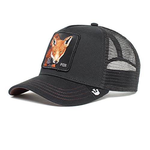 Goorin Bros. The Farm Gorra trucker ajustable, negro, (Black Fox), talla única
