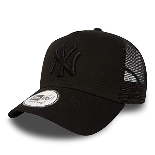 New Era Clean Trucker, Gorras Unisex Adulto, Negro, Talla Única