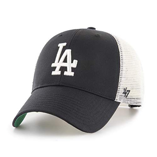 47 Los Angeles Dodgers MLB Most Value P. Branson Negro Blanco Gorra de Camionero Ajustable
