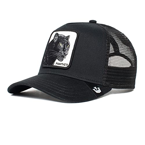 Goorin Bros. The Farm - Gorra Ajustable Unisex, Color Negro, Pantera, Talla única, Talla única