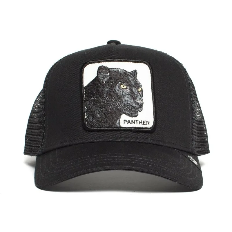 gorra trucker negra pantera black panther de goorin bros